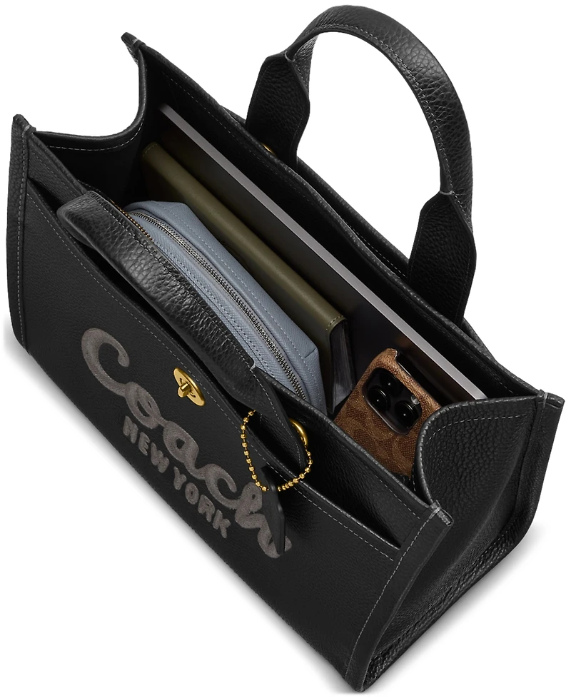 Coach Cargo Medium Bubble Leather Tote Bag