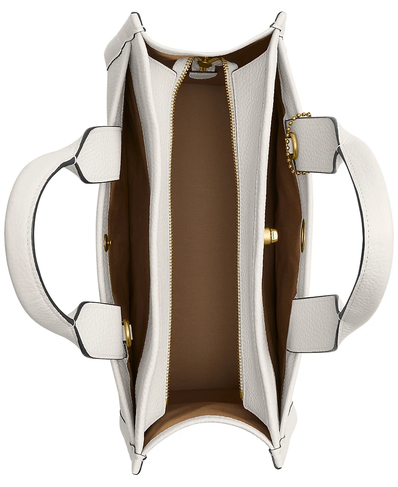 Coach Cargo Medium Bubble Leather Tote Bag