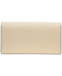 Lauren Ralph Pebbled Leather Cameryn Flap Wallet