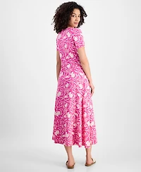 Style & Co Petite T-Shirt Midi Dress, Exclusively at Macy's