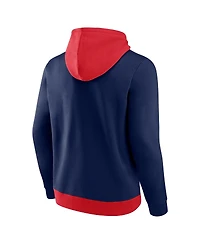Men's Fanatics Red, Navy St. Louis Cardinals Chip Team Pullover Hoodie