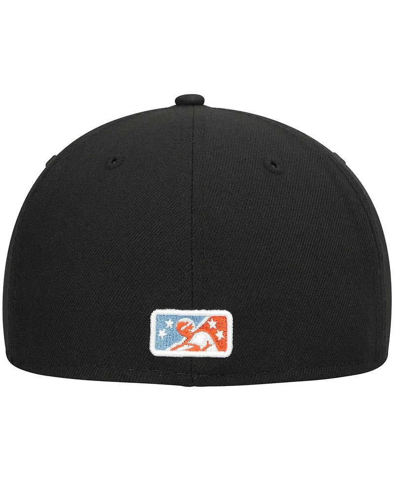 Men's New Era Black Inland Empire 66ers Authentic Collection Team 59FIFTY Fitted Hat