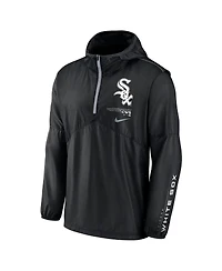 Men's Nike Black Chicago White Sox Night Game Half-Zip Hoodie