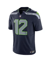 Men's Nike 12th Fan Navy Seattle Seahawks Vapor F.u.s.e. Limited Jersey