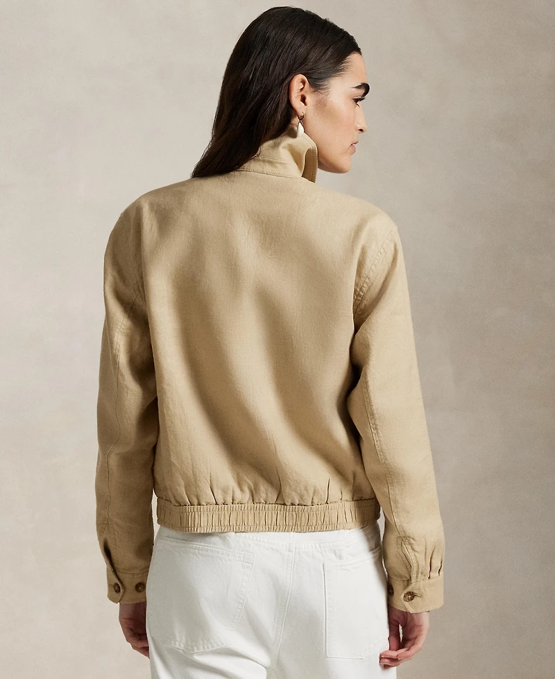 Polo Ralph Lauren Women's Linen Windbreaker