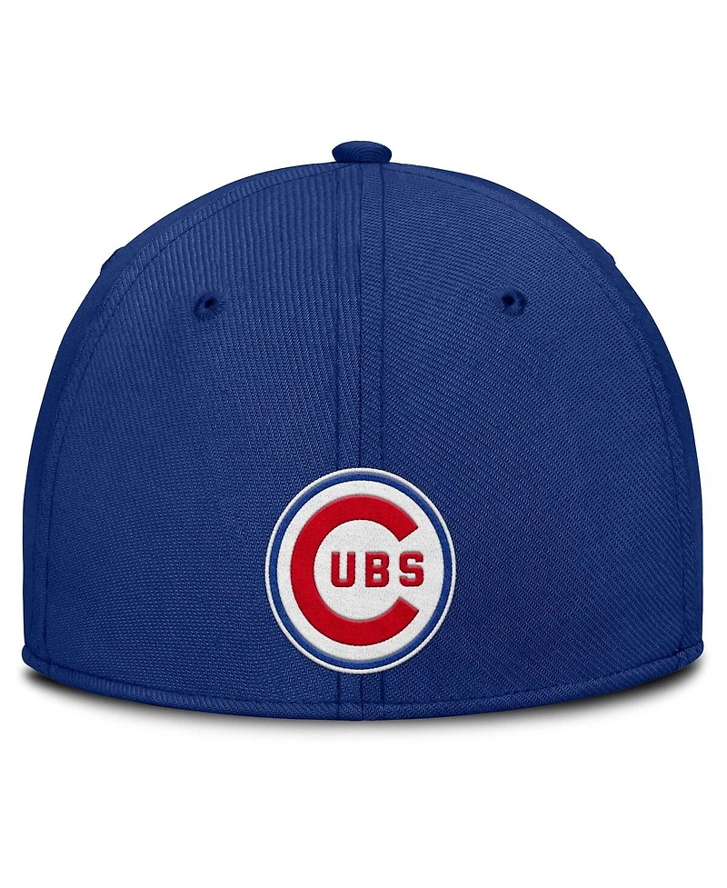 Nike Men's Royal/Light Blue Chicago Cubs Rise Swoosh Performance Flex Hat
