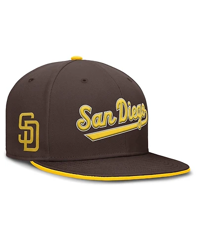 Nike Men's Brown San Diego Padres True Performance Fitted Hat