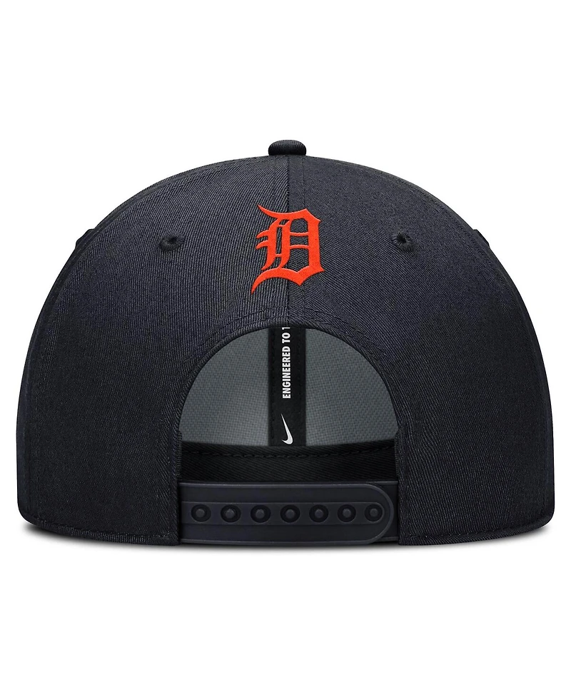 Nike Men's Navy Detroit Tigers Rise Gaberdine Adjustable Hat