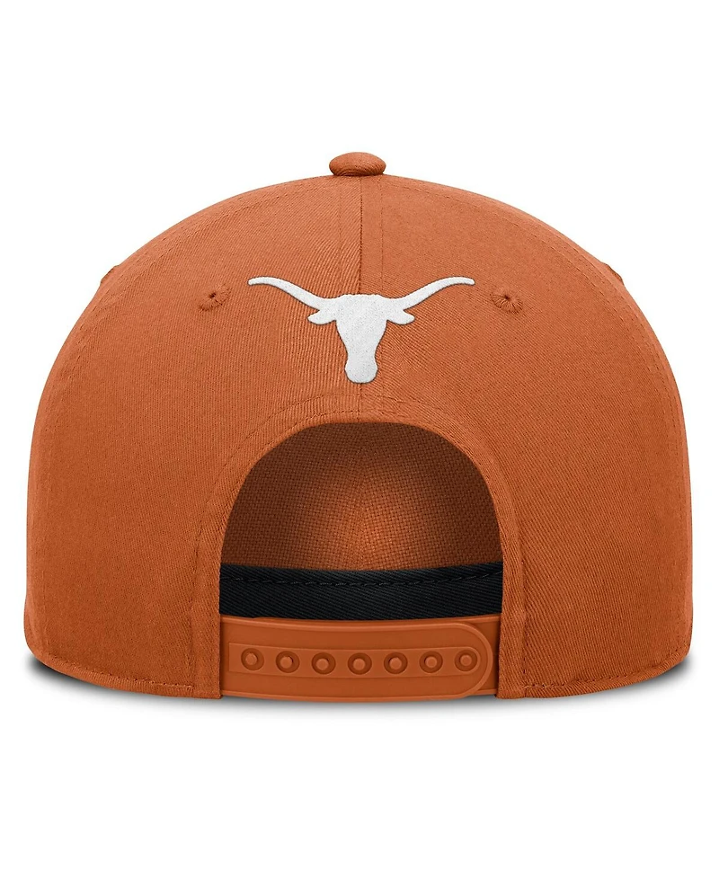 Fanatics Men's Texas Orange Texas Longhorns Foul Ball Rope Adjustable Hat