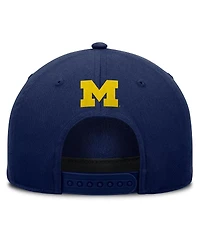 Fanatics Men's Navy Michigan Wolverines Foul Ball Rope Adjustable Hat