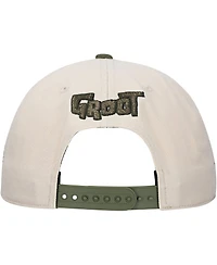 Lids Men's Cream Guardians of the Galaxy Groot A-Frame Adjustable Hat