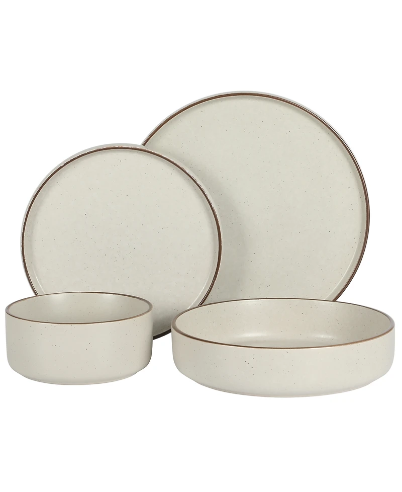 Gibson Elite Gelston 16 Pc. Dinnerware Set, Service for 4