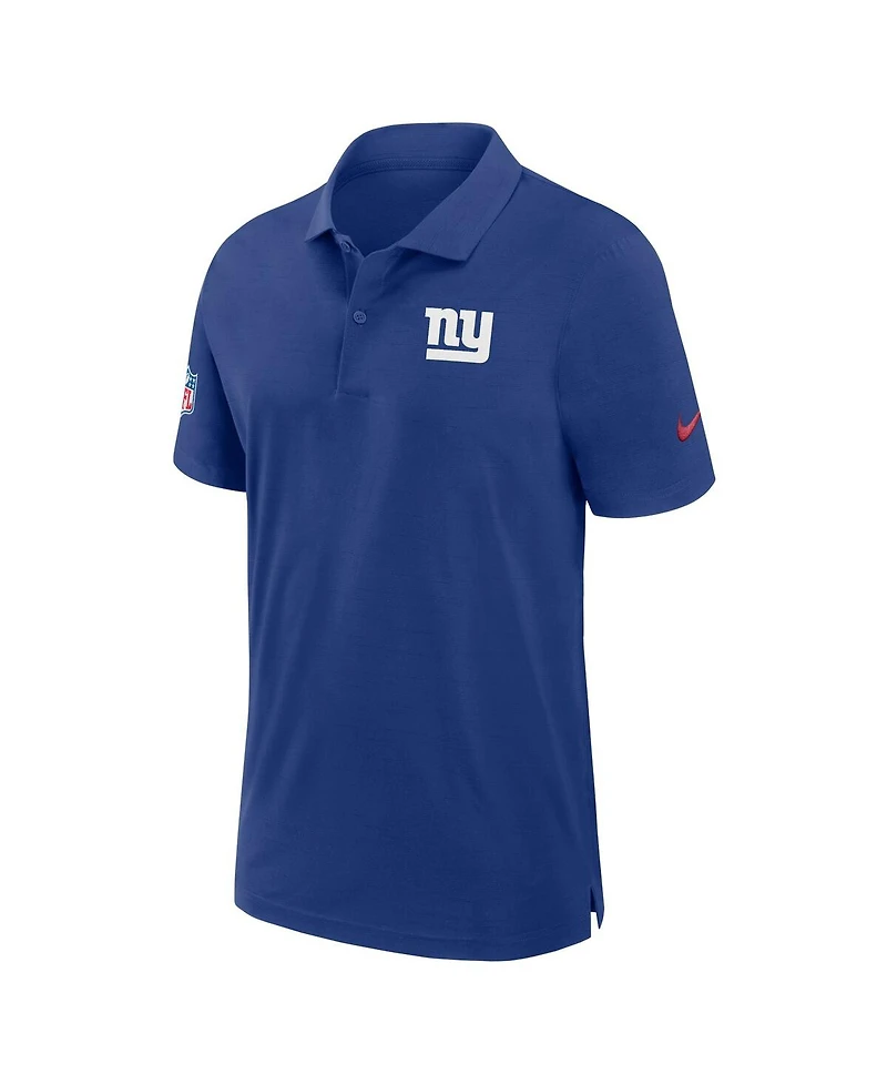 Nike Men's Royal New York Giants 2024/25 Sideline Performance Polo Shirt