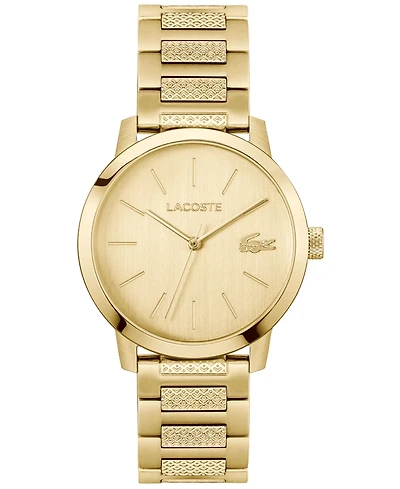 Lacoste Men's Metropole Gold Tone Stainless Steel Bracelet Watch, 39mm