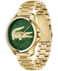 Lacoste Men's Le Croc Gold Tone Stainless Steel Bracelet Watch, 43mm