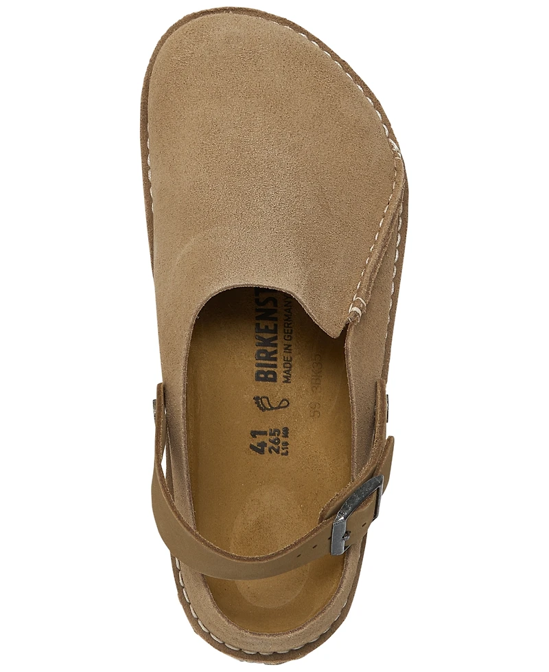 Birkenstock Men's Lutry 365 Suede Clogs from Finish Line