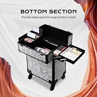 Byootique Rolling Makeup Train Case