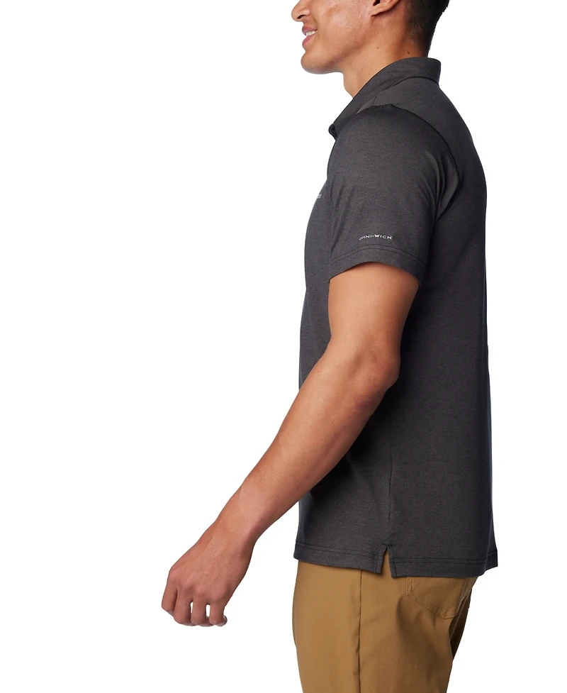 Columbia Men's Carter Short Sleeve Performance Crest Polo