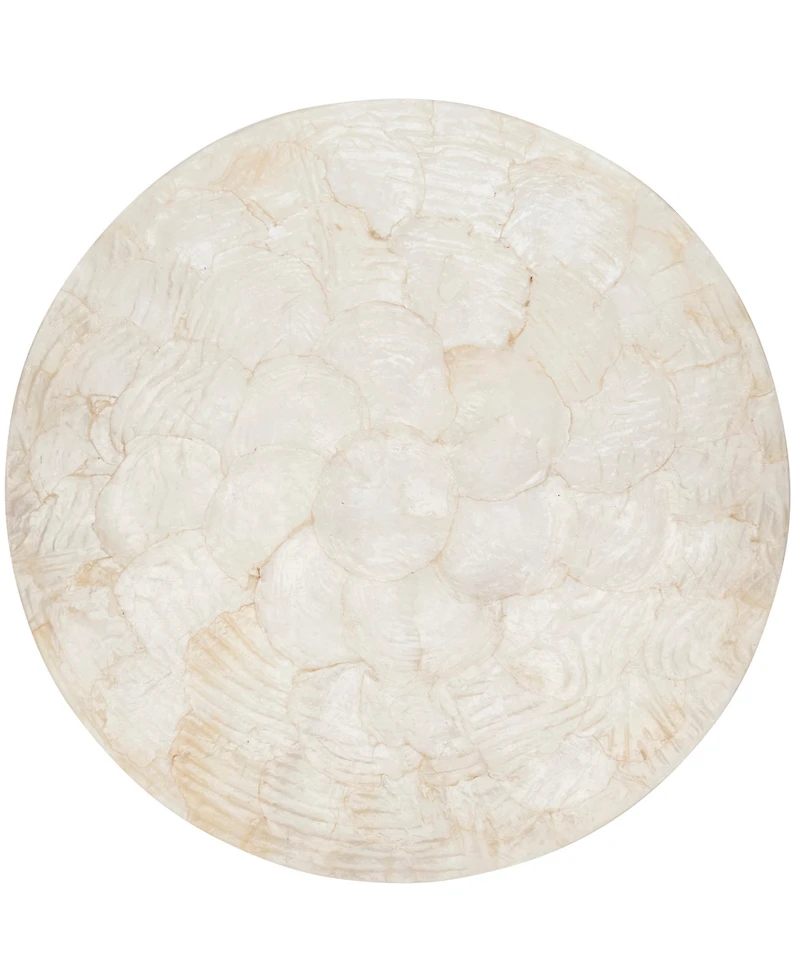 Saro Lifestyle Wavy Capiz Shell Placemat, Set of 4