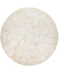 Saro Lifestyle Wavy Capiz Shell Placemat, Set of 4
