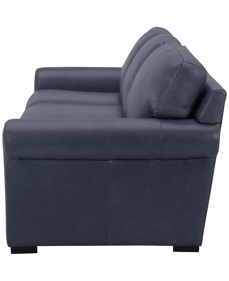 Radley Roll Arm 86" Leather Sofa, Exclusively at Macy's