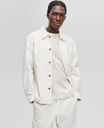 Mode of One Men's Embroidered-Twill Cotton Jacket, Exclusively at Macy's