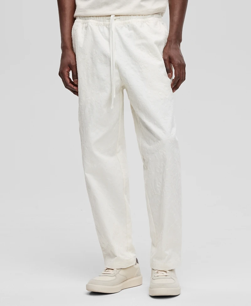 Mode of One Men's Drawstring Pull-On Straight-Leg Pants, Exclusively at Macy's