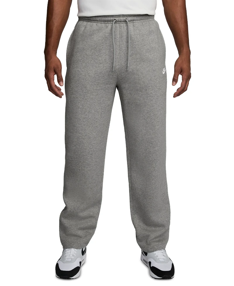 Nike Men's Club Brushed Fleece Open Hem Pants