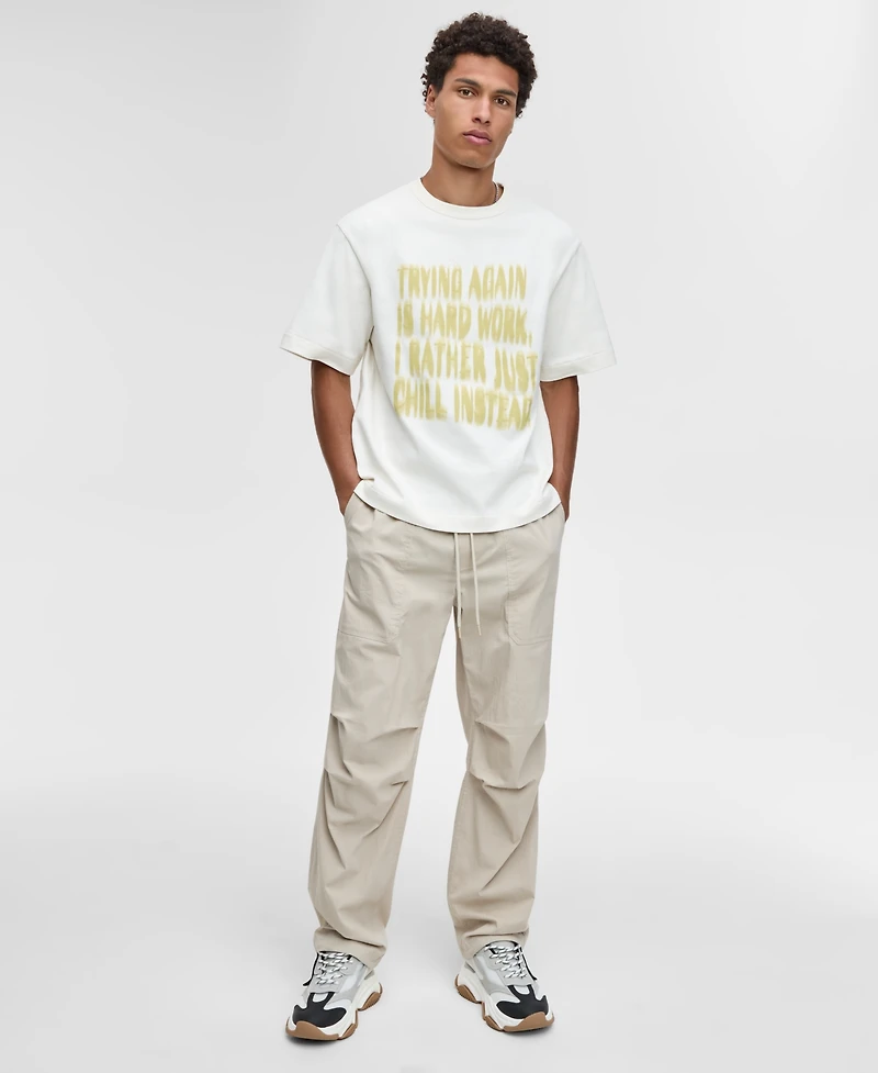 Mode of One Men's Try Again Relaxed-Fit Graphic T-Shirt, Exclusively at Macy's