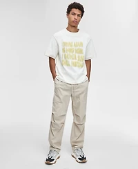 Mode of One Men's Try Again Relaxed-Fit Graphic T-Shirt, Exclusively at Macy's