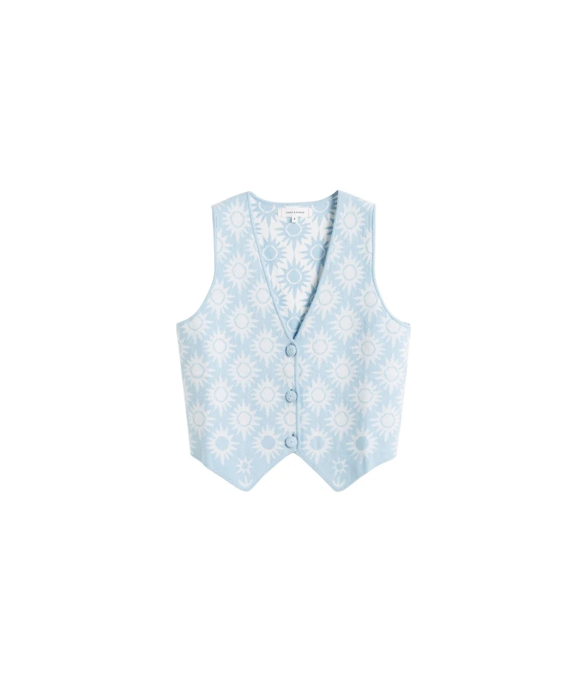 Chinti & Parker Women's Laura Whitmore Sunflower Waistcoat