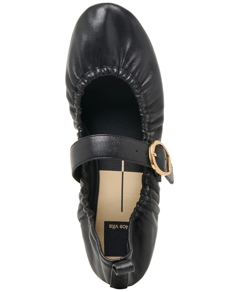 Dolce Vita Women's Caely Cinched Mary Jane Flats