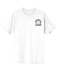 Modelo Big & Tall The Fighting Spirit Crew Neck Short Sleeve White T-shirt-4XLB
