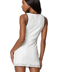 Edikted Women's Selah Lace Contrast Mini Dress
