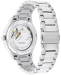 Calvin Klein Women's Iconic Automatic Silver Tone Stainless Steel Bracelet Watch, 36mm