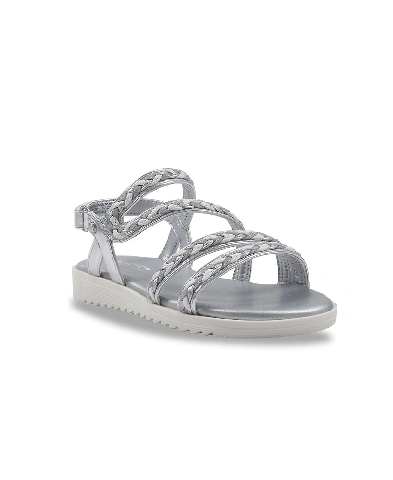 Kenneth Cole Reaction Little and Big Girls Lotus Rina Gladiator Sandals