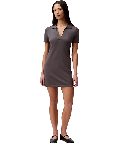 Calvin Klein Jeans Women's Liquid Shine Minidress