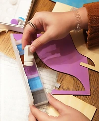 Lifelines FlowCrafts Layered Wooden Wall Art Crafting Kit