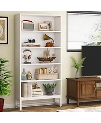 Tribesigns Tall Bookcase and Bookshelf, 70.8" Large Bookcases Organizer with 5-Tier Storage Shelves for Living Room, Bedroom, Office