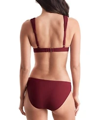 Mimi Flamingo Womens Solid Emory Bikini Top Bottoms