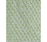 Crystal Doll Juniors' Beaded Glitter Mesh V-Neck Dress