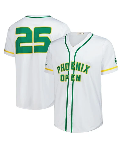 Barstool Golf Men's White Wm Phoenix Open Baseball Jersey