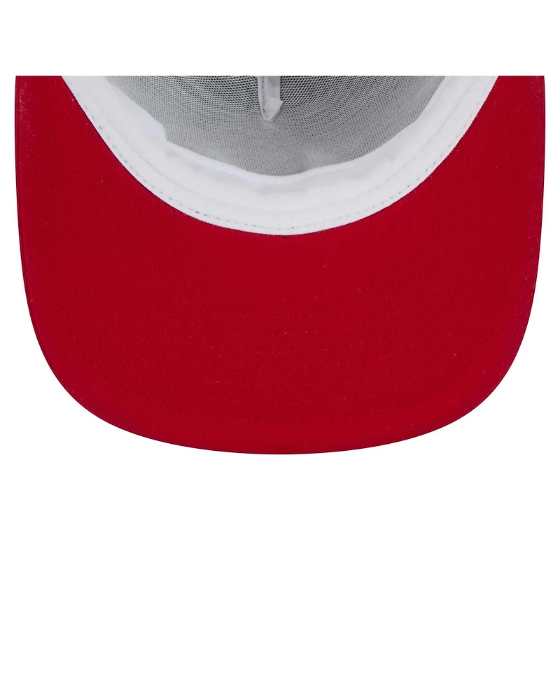 New Era Men's Red Cincinnati Reds 9FIFTY A-Frame Trucker Snapback Hat
