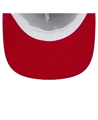 New Era Men's Red Cincinnati Reds 9FIFTY A-Frame Trucker Snapback Hat