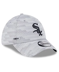 New Era Men's Gray Chicago White Sox 2025 Mlb Clubhouse 39THIRTY Flex Hat