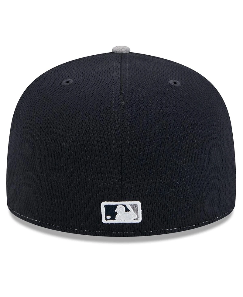 New Era Men's Navy/Gray York Yankees 2025 Mlb Clubhouse 59FIFTY Fitted Hat