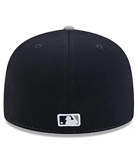 New Era Men's Navy/Gray York Yankees 2025 Mlb Clubhouse 59FIFTY Fitted Hat