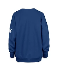 '47 Brand Women's Royal Philadelphia 76ers Rise Wax Pack Daze '80s Oversize Pullover Sweatshirt