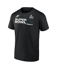 Fanatics Men's Black Philadelphia Eagles Super Bowl Lix Champions Big Tall Roster Autograph Signing T-Shirt