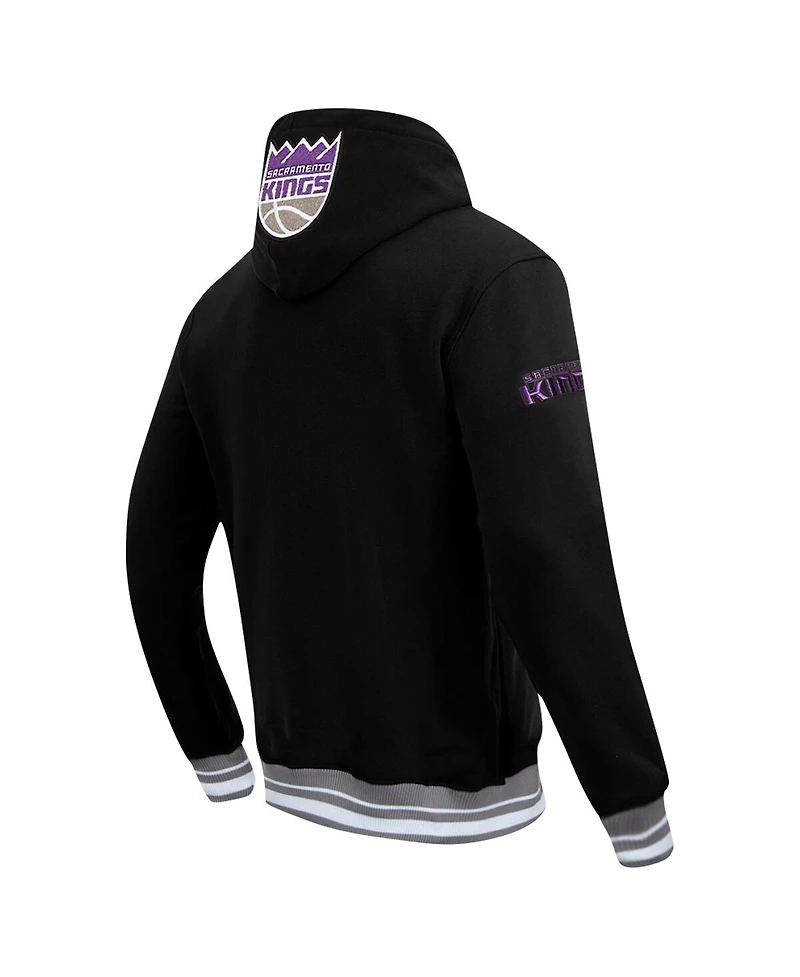 Pro Standard Men's Black Sacramento Kings Area Code Pullover Hoodie